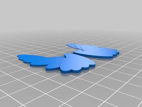 ellisse ali modelli di piume piuma dell'ala delle ala 3d print model - Mito3D