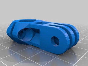 ski pole-gopro-Halterung Kamera kundengebundene 3d print model - Mito3D