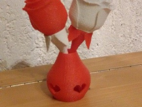 vaso ev cuore cuori kalp kalpler 3d print model - Mito3D