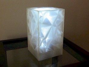 crinkle-Lampe Dekor Lampen Lampe Schatten 3d print model - Mito3D
