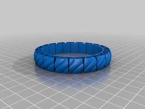 my customized morestretchlet bracelet bracelets 3d print model - Mito3D