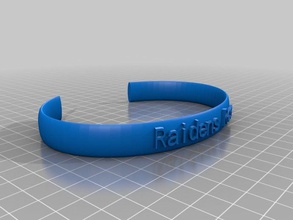 raidens rosa fascia da polso bracciali personalizzato 3d print model - Mito3D