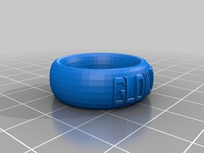 mon texte personnalisé ringbraceletcrown chose la mode 3d print model - Mito3D