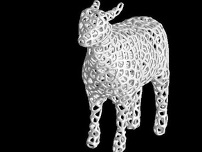 voronoi agnello animali animale la carne di domestico pecore 3d print model - Mito3D