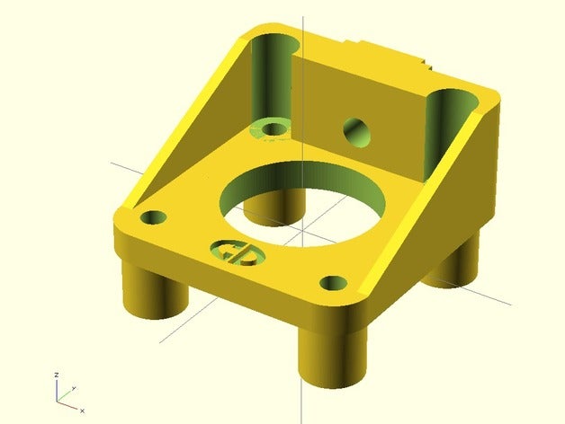 3drag k8200 eje z admite 10 motor Impresora 3d de las piezas asse-z asse cd k82000 puck3d paso a supporto los apoyos z-eje 3D print model - Mito3D