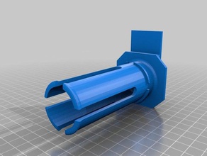 replicator 2 de cola montaje 38 mm diámetro 3d la impresora accesorios actualización parte pla 3d print model - Mito3D