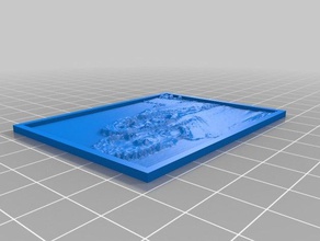 kc top small 2d art customized 3d print model - Mito3D