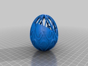 mon personnalisée de pâques artistique œufs sculptures 3d print model - Mito3D