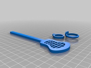 lacrosse lax bastone 3d print model - Mito3D