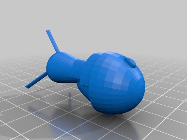 portal silahı 3D print model - Mito3D
