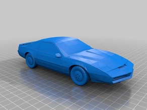 knight rider Sanayi 2000 kıtt araç otomobil araba bayrak karr kitt endüstrileri universal pictures 3d print model - Mito3D