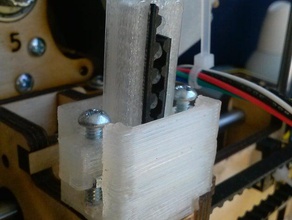 printrbot axis belt tensioner no zip ties 3d printer parts 3d print model - Mito3D