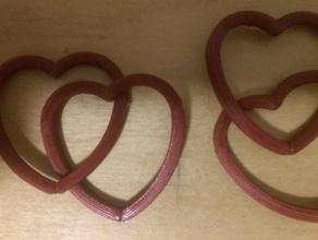 cuori ad incastro gioielli cuore amore di san valentino 3d print model - Mito3D