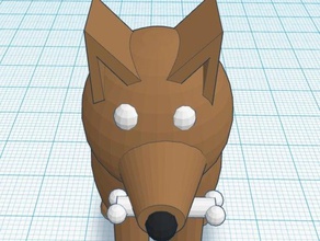 Welpe Hund 3d-drucken 3d print model - Mito3D