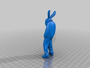 rabbitsta andere bunny gangsta stanford Ostern mash-me-up mashmeup 3d print model - Mito3D