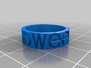chia - sweetie los anillos personalizado 3d print model - Mito3D