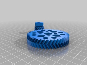herringbone gears robo 3d printer parts extruder robo3d 3d print model - Mito3D