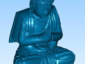 buddha 3d printing 3dmodel einscan-s 3d print model - Mito3D