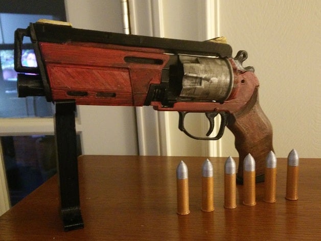 simple bullet excellent destiny game mark 44 pistol props ammo 3D print model - Mito3D