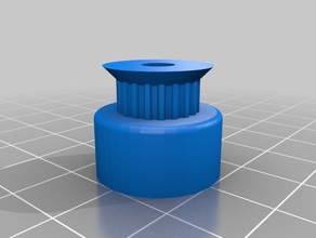 gt2 20 tooth pulley 3mm wide belt 3d printer parts customized 3d print model - Mito3D