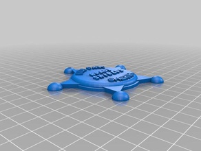 il mio personalizzato distintivo di sceriffo più v2-4 oggetti scena su misura 3d print model - Mito3D