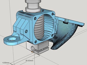 Näherungsschalter mount mini kossel 3d-Drucker Teile die automatische Niveauregulierung delta e3d e3d-v6 extruder fan filament hotend induktive Nivellierung lj8a3-2-zbx Nähe rostock 3d print model - Mito3D
