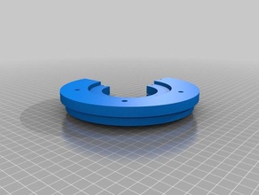 am turn table mini - parametric slew bearing parts customized 3d print model - Mito3D