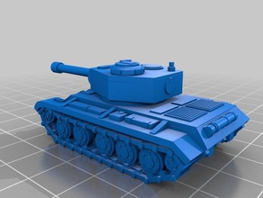 ww2 tanque escala de 1 a 100 veículos 3d print model - Mito3D