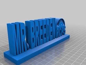 mr breeden L'impression 3d 3d print model - Mito3D