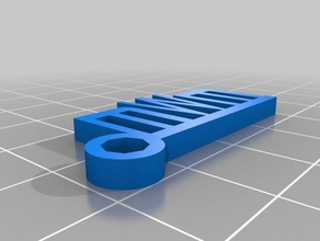 mrs wickline drives me crazy keychains customized 3d print model - Mito3D