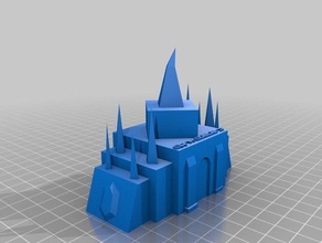 dark duelers castle 3d printing darkduelers dd 3d print model - Mito3D