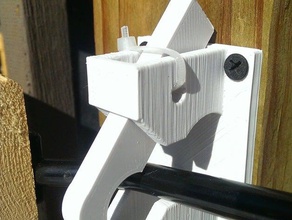 gate latch outdoor & garden 3d print model - Mito3D