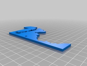 maryland md keychain 3d print model - Mito3D