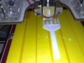 printable mini fork kitchen dining utensils 3d print model - Mito3D