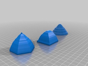 alcuni curvy montagne modelli mountain 3d print model - Mito3D