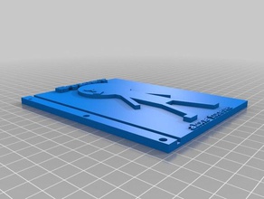 sticky solo per sempre modelli figura carta stick stickfigure bastone 3d print model - Mito3D