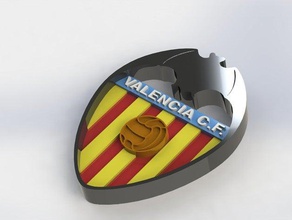 vcf - valencia time de futebol sinais e logotipos 3d print model - Mito3D