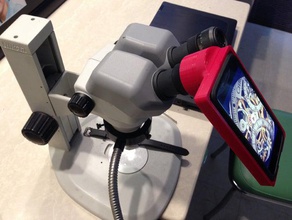 iphone 6 adaptador de microscopio el teléfono móvil 3d print model - Mito3D