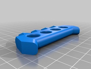 bada brass knuckles props 3d print model - Mito3D