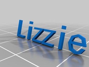 isabelle - lizzie rings customized 3d print model - Mito3D