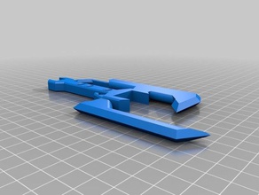 syndicate anti-zambie Schraubenschlüssel-Klinge Requisiten 3d print model - Mito3D