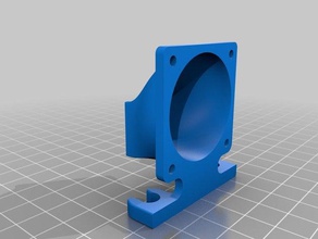 deltaprintr clip jhead cubierta de refrigeración Impresora 3d accesorios 40mm Ventilador enfriador ventilador 3d print model - Mito3D