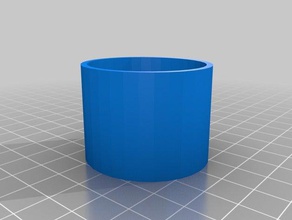 llanura simple lápiz de la copa oficina 3d print model - Mito3D