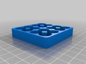 16xaa battery tray organization customized 3d print model - Mito3D