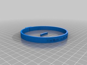 my customized fully pet collar text pets 3d print model - Mito3D