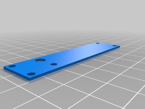 drill hole template dmx wireless board electronics dmx512 3d print model - Mito3D