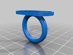 csuteach text ring rings customized 3d print model - Mito3D