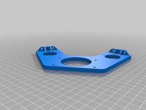 printable rostock mini base lighter variant 3d printer parts 3d print model - Mito3D