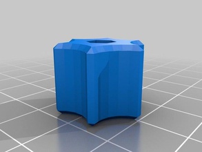 3mm mbot cubo de nivelamento parafuso mão as ferramentas personalizado 3d print model - Mito3D