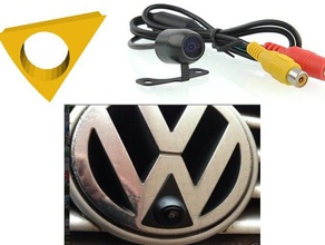 vw avant emblème de la caméra volkswagen l'automobile ccd vidéosurveillance l'emblème golf kamera 3d print model - Mito3D